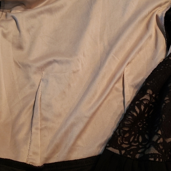 Ayla Black Lace Over Nude Cocktail Dress S NWT - Picture 9 of 14
